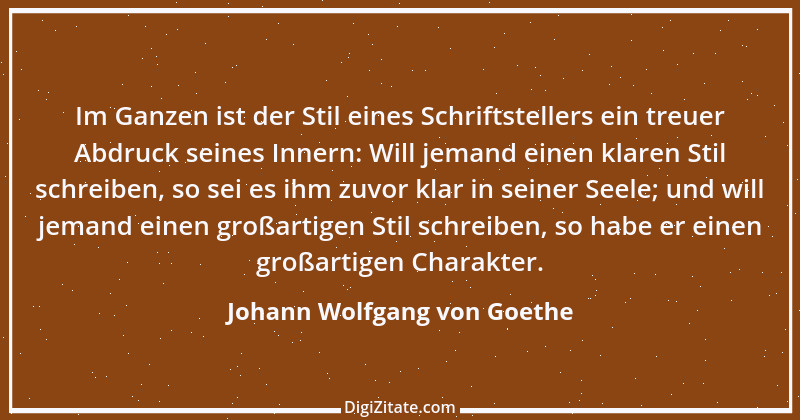 Zitat von Johann Wolfgang von Goethe 1702