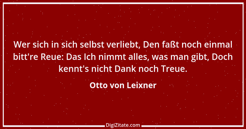 Zitat von Otto von Leixner 1