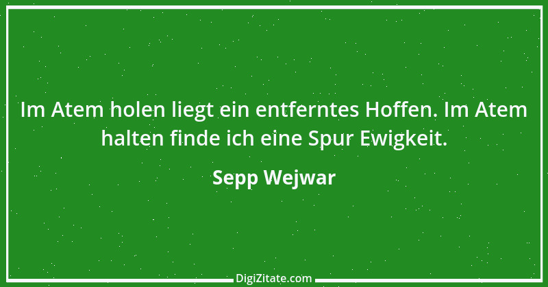 Zitat von Sepp Wejwar 1