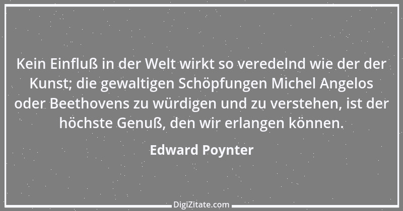 Zitat von Edward Poynter 2