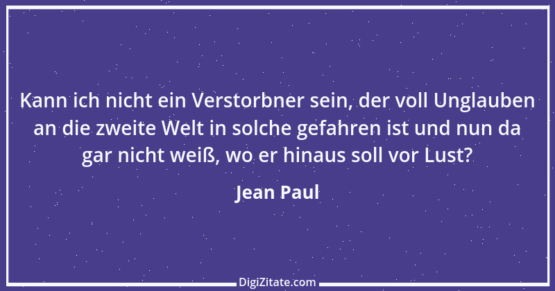 Zitat von Jean Paul 848