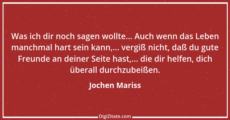 Zitat von Jochen Mariss 17