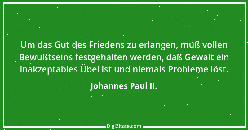 Zitat von Johannes Paul II. 46