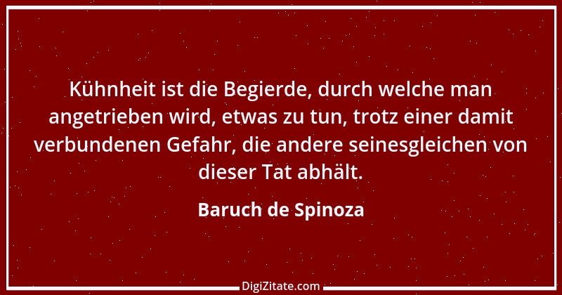 Zitat von Baruch de Spinoza 73