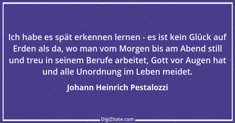 Zitat von Johann Heinrich Pestalozzi 175