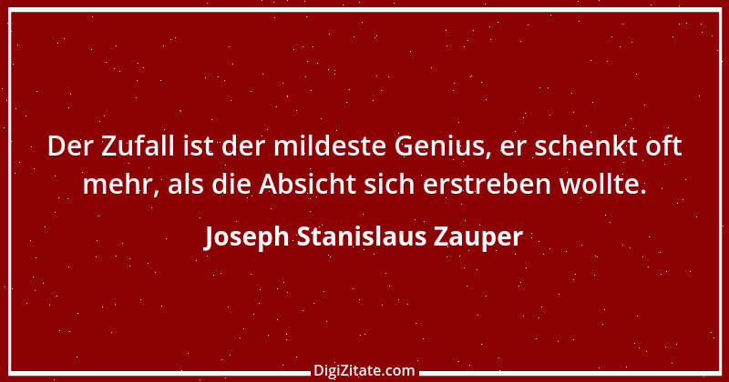 Zitat von Joseph Stanislaus Zauper 27