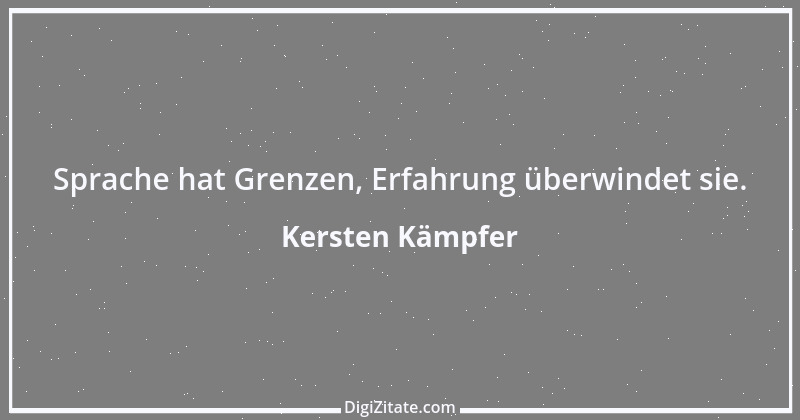 Zitat von Kersten Kämpfer 70