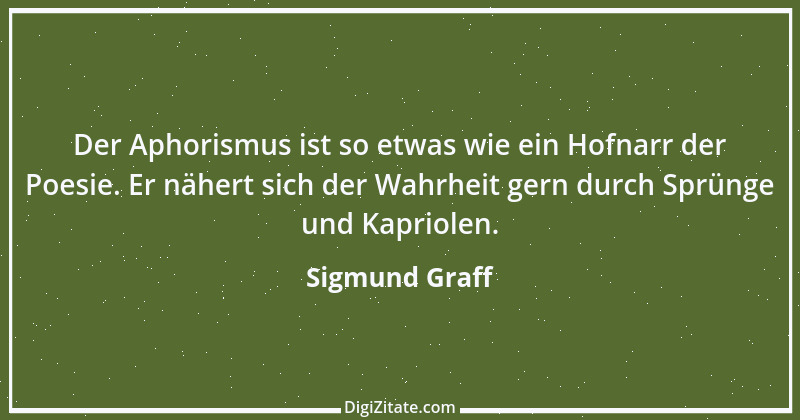 Zitat von Sigmund Graff 10