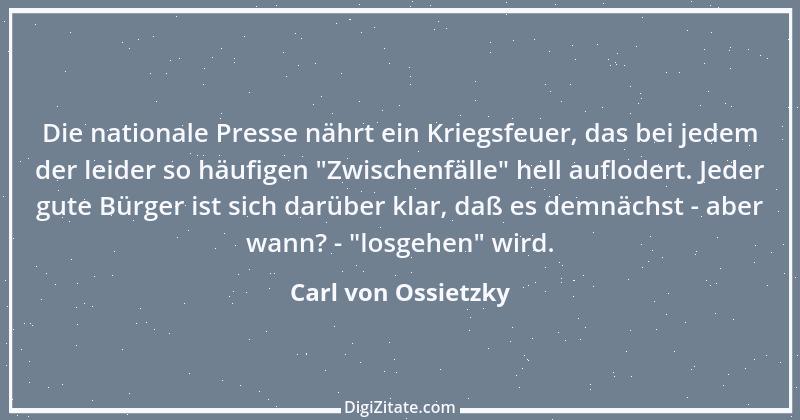 Zitat von Carl von Ossietzky 40