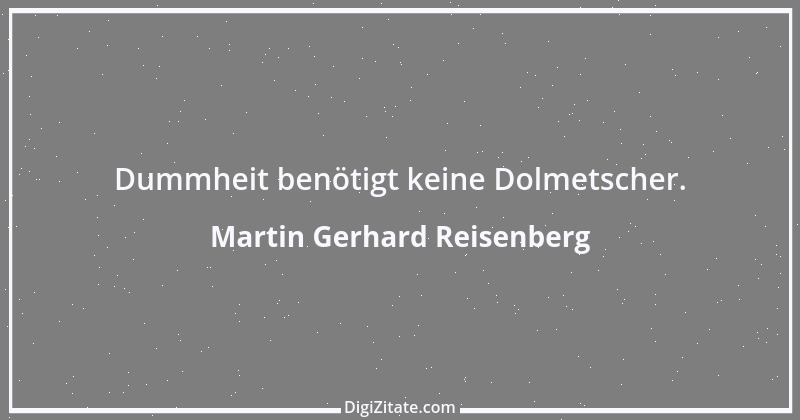 Zitat von Martin Gerhard Reisenberg 2020