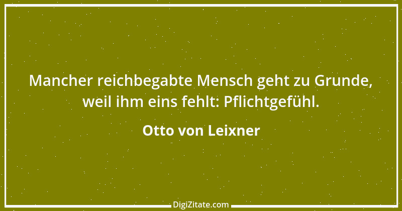 Zitat von Otto von Leixner 4