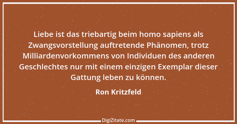 Zitat von Ron Kritzfeld 24