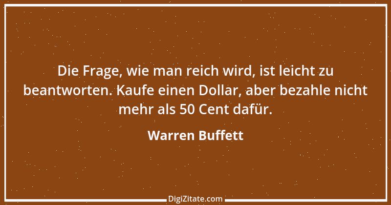 Zitat von Warren Buffett 6