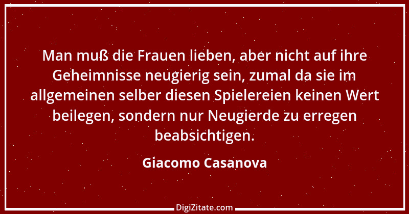 Zitat von Giacomo Casanova 88