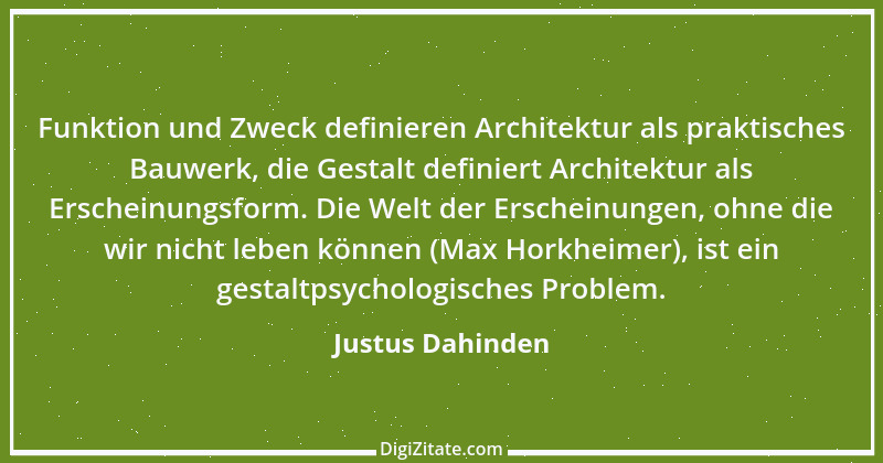 Zitat von Justus Dahinden 6