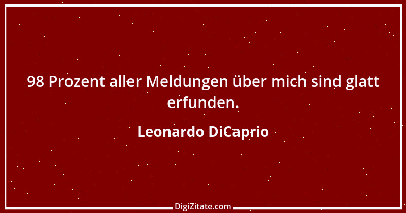 Zitat von Leonardo DiCaprio 1