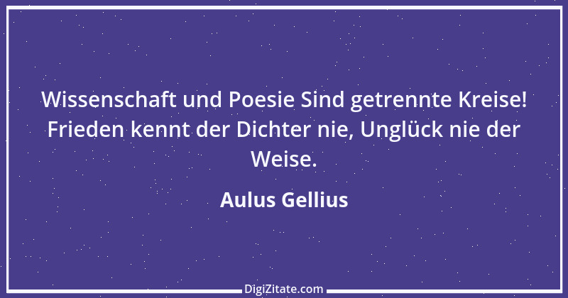 Zitat von Aulus Gellius 5