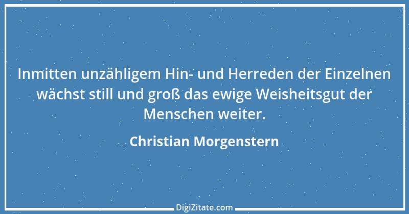 Zitat von Christian Morgenstern 229