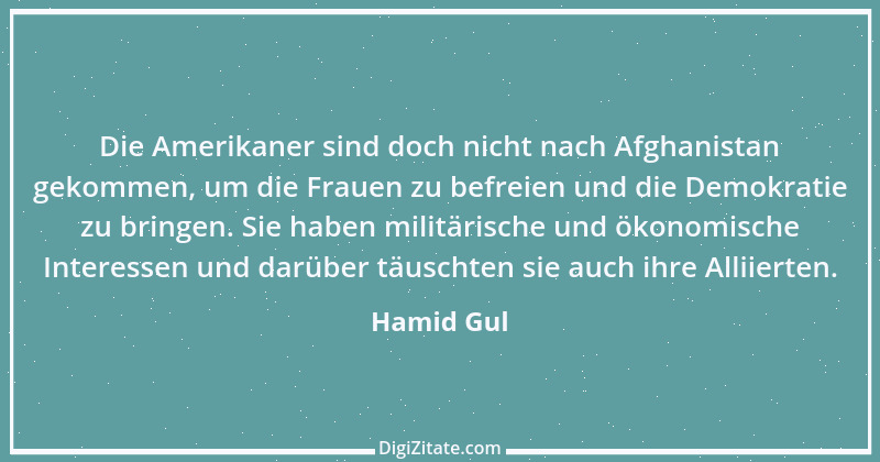 Zitat von Hamid Gul 8