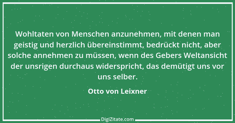 Zitat von Otto von Leixner 5