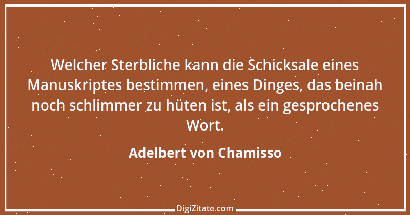 Zitat von Adelbert von Chamisso 59