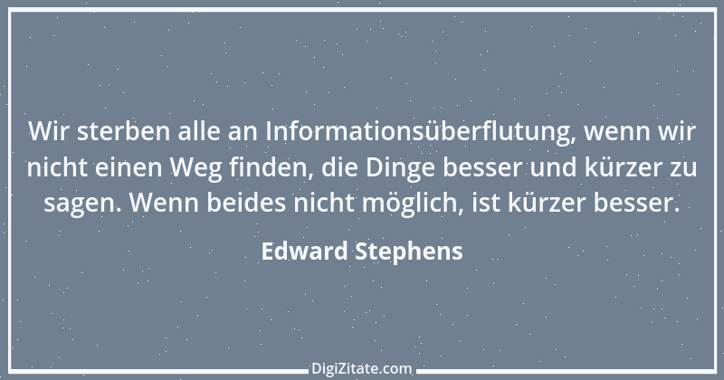 Zitat von Edward Stephens 1