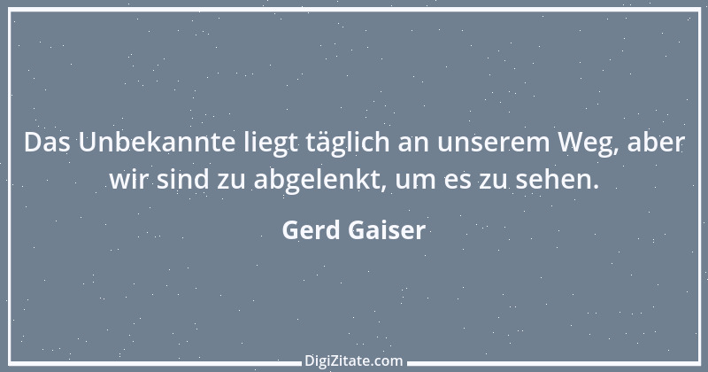 Zitat von Gerd Gaiser 2