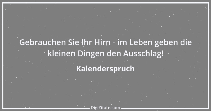 Zitat von Kalenderspruch 121