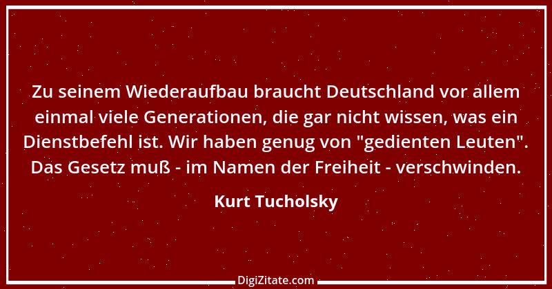 Zitat von Kurt Tucholsky 248