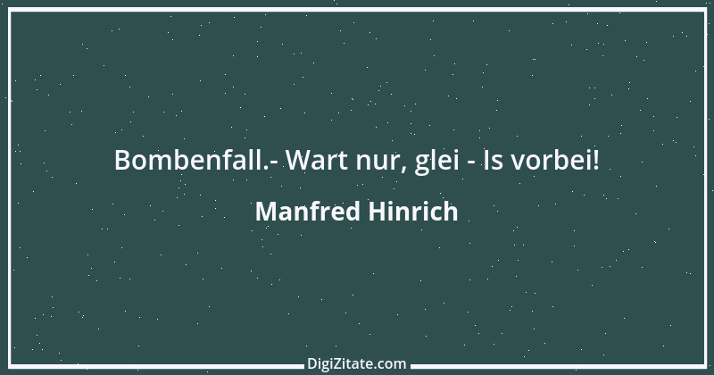 Zitat von Manfred Hinrich 2881