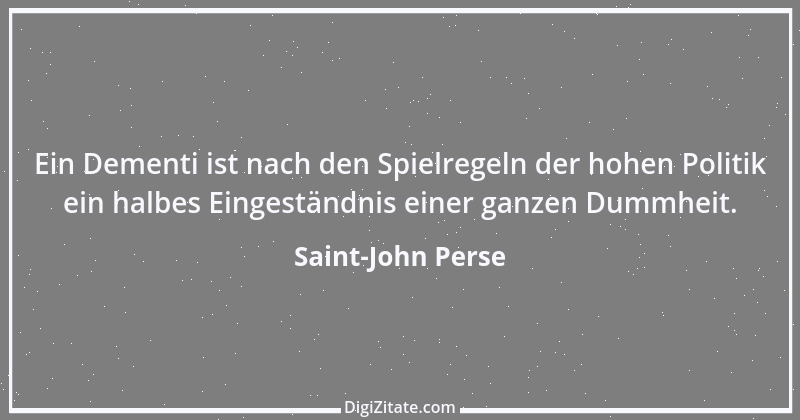 Zitat von Saint-John Perse 1