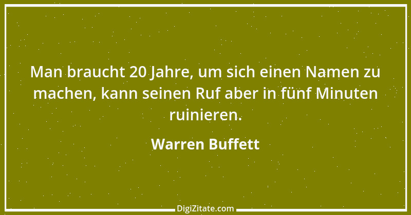 Zitat von Warren Buffett 8