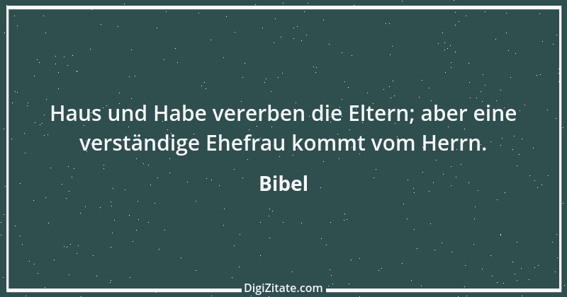 Zitat von Bibel 1743