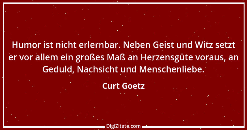 Zitat von Curt Goetz 40