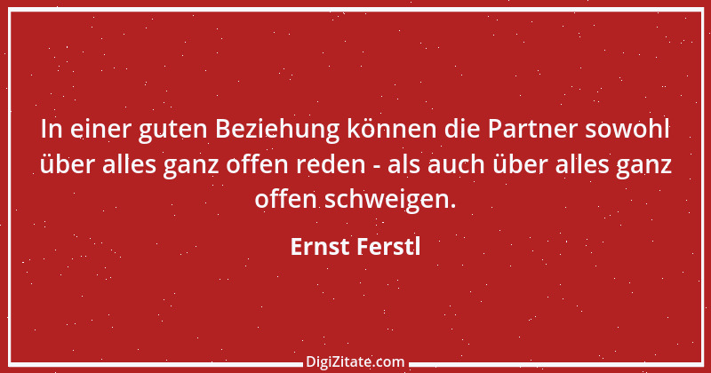 Zitat von Ernst Ferstl 2149