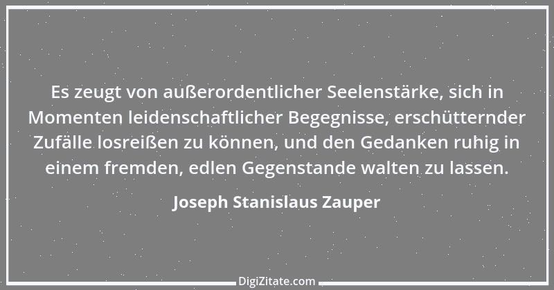 Zitat von Joseph Stanislaus Zauper 31