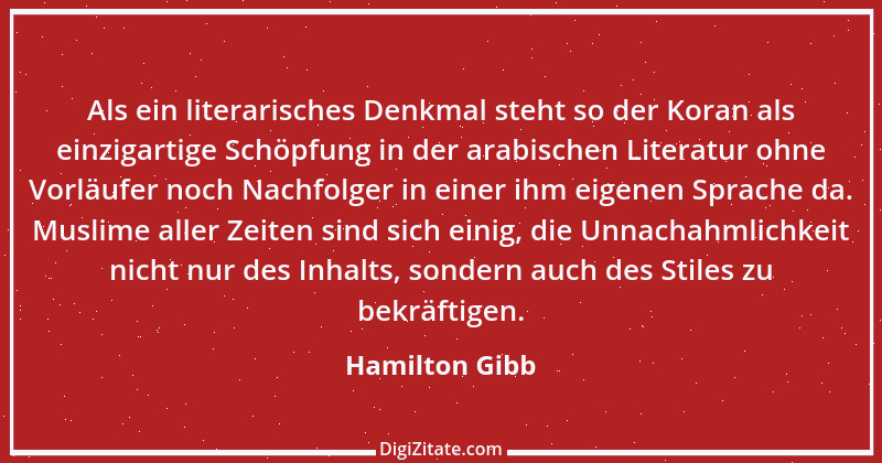 Zitat von Hamilton Gibb 1