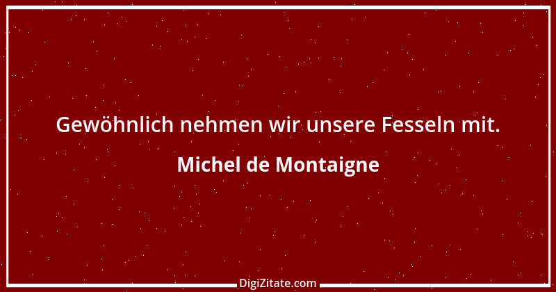 Zitat von Michel de Montaigne 397