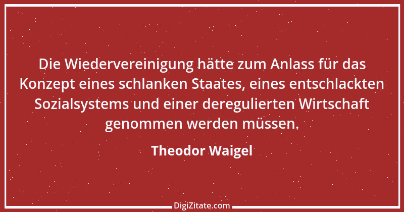 Zitat von Theodor Waigel 1