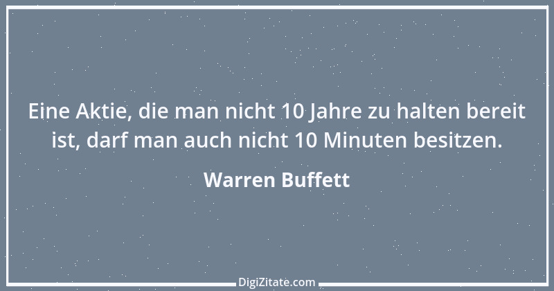 Zitat von Warren Buffett 10