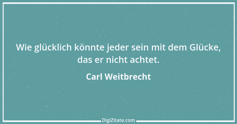 Zitat von Carl Weitbrecht 1