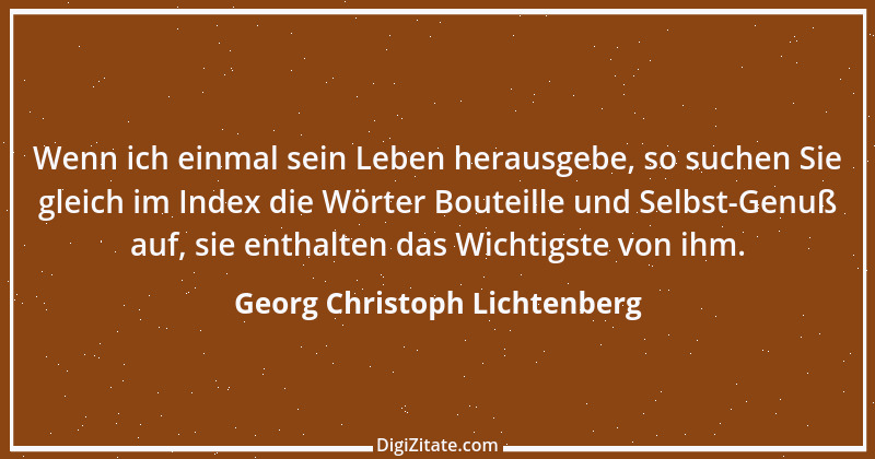 Zitat von Georg Christoph Lichtenberg 442