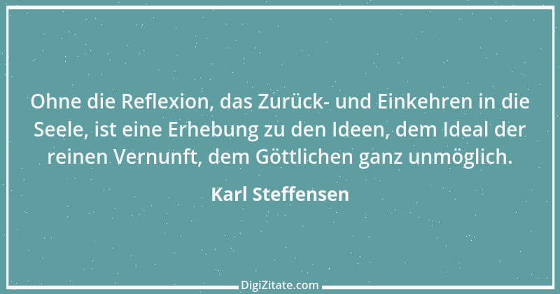 Zitat von Karl Steffensen 1