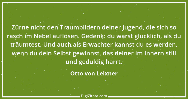 Zitat von Otto von Leixner 9