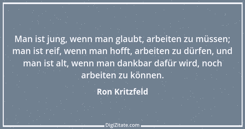 Zitat von Ron Kritzfeld 29