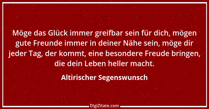 Zitat von Altirischer Segenswunsch 43