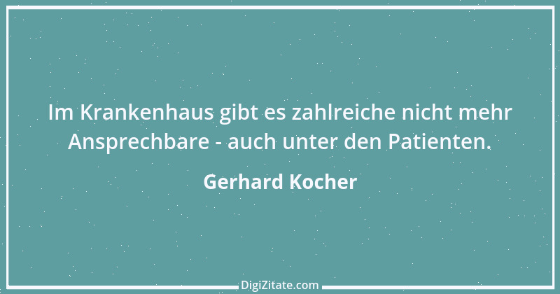 Zitat von Gerhard Kocher 220