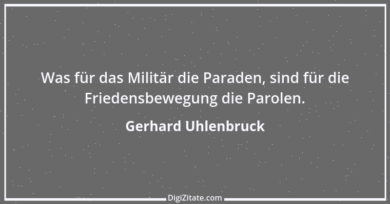 Zitat von Gerhard Uhlenbruck 531