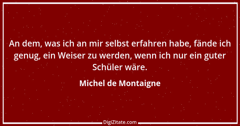 Zitat von Michel de Montaigne 399