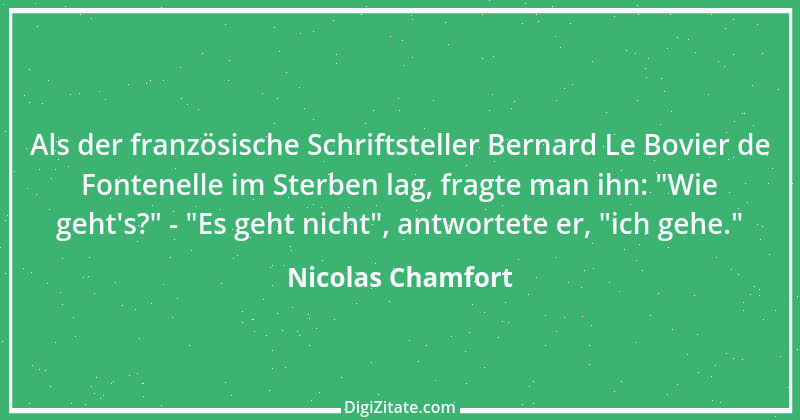 Zitat von Nicolas Chamfort 234